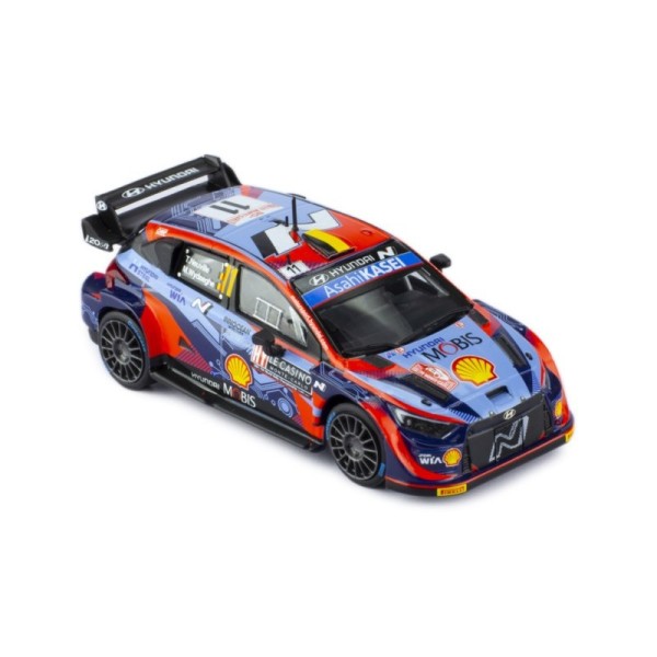 Miniatura Hyundai i20 N Rally1 Rallye Monte Carlo 2022 N°11 Neuville/Wydaeghe - Ixo 1/43