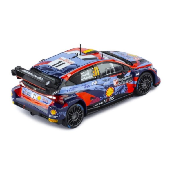 Miniatura Hyundai i20 N Rally1 Rallye Monte Carlo 2022 N°11 Neuville/Wydaeghe - Ixo 1/43