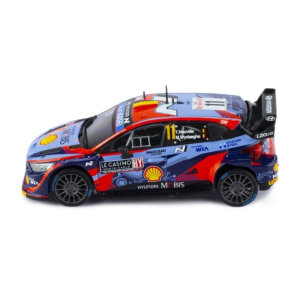 Miniatura Hyundai i20 N Rally1 Rallye Monte Carlo 2022 N°11 Neuville/Wydaeghe - Ixo 1/43