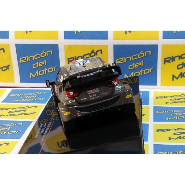 Toyota Yaris Rally1 Hybrid Rallye Finlandia 2024 Nº17 Ogier / Landais - Miniatura Ixo 1/43