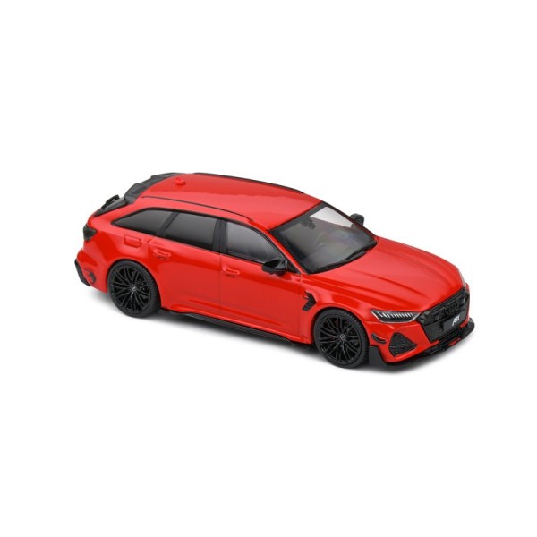Miniatura Audi RS6-R ABT 2022 (C8) Misano Red - Solido 1/43