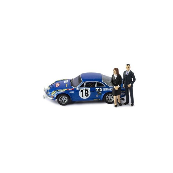 Miniatura Alpine Renault 1800 S Rallye Monte Carlo 1973 N°18 Andruet-Petit - Ixo 1/43
