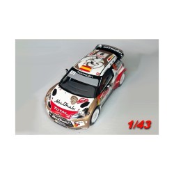 Citroën DS3 WRC N°10 Rallye Monte Carlo 2013 Sordo - Del Barrio - Miniatura Spark 1/43