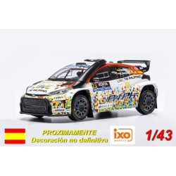 Toyota Yaris GR Rally2 Rallye Safari 2025 Nº23 Solans-Sanjuan - Miniatura Ixo Escala 1/43