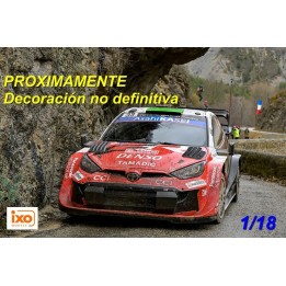 Miniatura Toyota GR Yaris Rally1 WRC Rallye Monte Carlo 2026 Nº33 Evans-Martin - Ixo 1/18