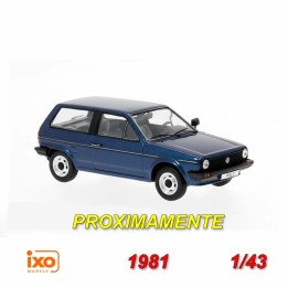 VW Polo II 1981 Azul oscuro - Miniatura Ixo 1:43