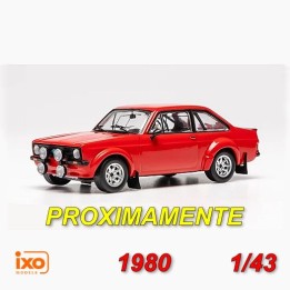 Ford Escort MK II RS 1800 1980 Rojo - Miniatura 1:43