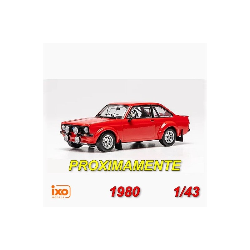 Ford Escort MK II RS 1800 1980 Rojo - Miniatura 1:43