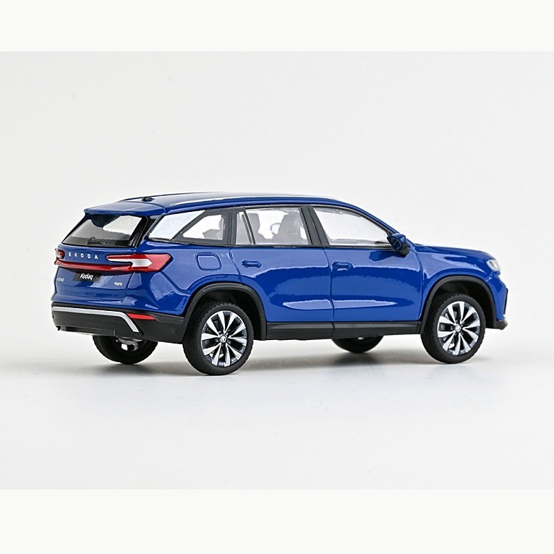 Miniatura Skoda Kodiaq II 2023 Azul - Abrex 1:43