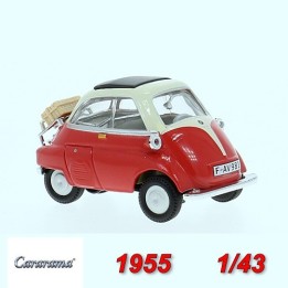 BMW Isetta 250 1955 Rojo/beige - Miniatura Cararama 1:43