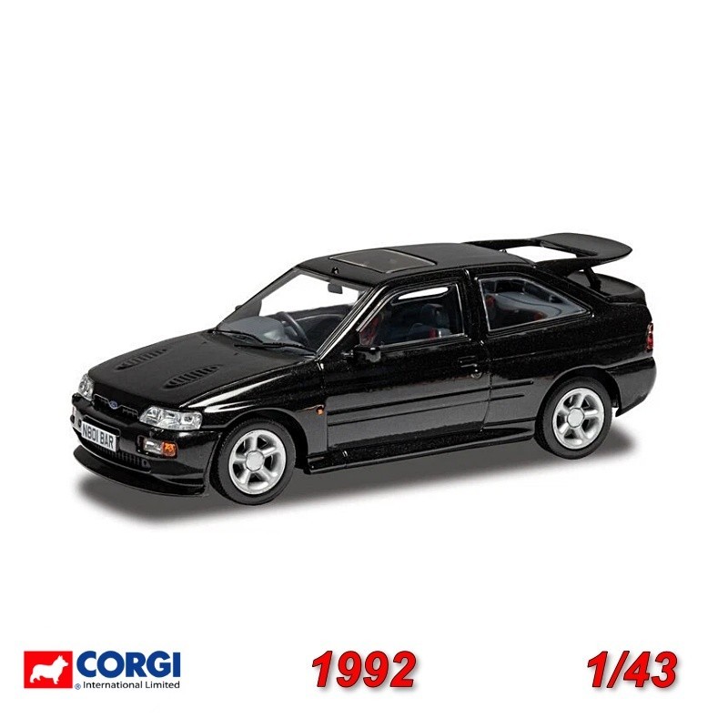 Ford Escort RS Cosworth 1992 Negro - Miniatura Corgi 1:43
